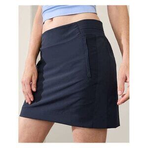 NWOT Athleta Size 10 Brooklyn Skort Skirt 16” Navy Blue
